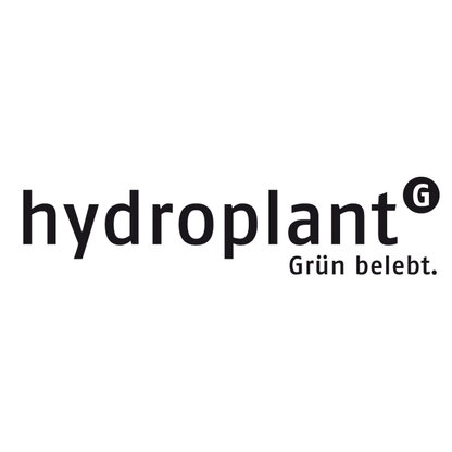 Logo: hydroplant – grün belebt